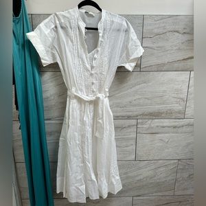 Banana Republic cotton blend two piece dress